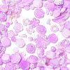 Rainbow Iridescent Plating Acrylic Beads OACR-U006-01G-1