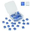 60Pcs Transparent Glass Cabochons GLAA-YW0003-65-33-1