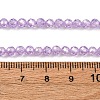 Cubic Zirconia Beads Strands G-G792-47-10C-2