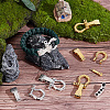 8 Bags 2 Colors Alloy Shackle Clasps FIND-UN0007-85-4