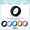 18Pcs Silicone Luggage Wheels Protectors Cover FIND-OC0013-86A-2