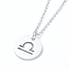 Non-Tarnish 304 Stainless Steel Pendant Necklaces NJEW-E147-11P-1