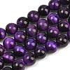Natural Tiger Eye Beads Strands G-S259-03A-10mm-3