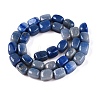 Natural Blue Aventurine Beads Strands G-T138-102-2