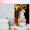 CRASPIRE 8 Sets 4 Colors PET Mirror Wall Stickers DIY-CP0009-15B-6