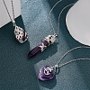 DIY Gemstone Necklace Making Kit DIY-SC0019-15-5