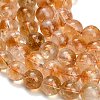 Hearted Natural Citrine Beads Strands GG-T002-A01-10mm-3