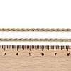 Unisex 304 Stainless Steel Rope Chain Necklaces X-STAS-D0002-33G-2