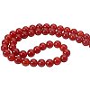 Natural Carnelian Bead Strands G-PH0028-8mm-15-5