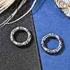 Ring 316 Surgical Stainless Steel Hoop Earrings EJEW-G416-19C-AS-2