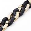 Handmade Imitation Gemstone Style Acrylic Curb Chains AJEW-JB00523-02-2