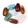 Natural & Synthetic Mixed Stone European Beads G-T142-68-1