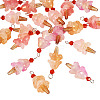 20Pcs 4 Styles Glass Ice Cream Pendants PALLOY-TAC0242-01-3