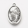 Tibetan Style Alloy Pendants TIBE-Q078-07AS-RS-4