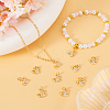 12Pcs Brass Micro Pave Cubic Zirconia Charms ZIRC-BBC0002-77-4
