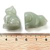 Natural Green Aventurine Carved Figurines DJEW-L023-B15-3