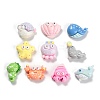 Marine Life Opaque Resin Decoden Cabochons RESI-I338-01-2