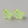 Luminous Resin Chick Display Decoration RESI-WH0038-10C-1