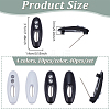 40Pcs Plastic Oval Brooch JEWB-NB0001-25A-2