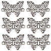 SUNNYCLUE 100Pcs Tibetan Style Alloy Connector Charms FIND-SC0006-17-1
