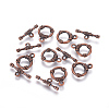 Tibetan Style Alloy Toggle Clasps PALLOY-L214-11R-NF-1