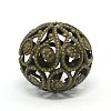 Mixed Iron Filigree Hollow Round Beads IFIN-X0008-AB-NF-2