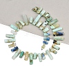 Natural Chrysocolla and Lapis Lazuli Beads Strands G-F829-A14-01-2