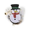 Christmas Theme Glitter Felt Fabric Alligator Hair Clip LS-PHAR-U002-01B-1