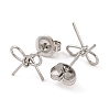 Non-Tarnish 304 Stainless Steel Stud Earrings EJEW-G395-26P-2