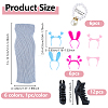 6Sets 6 Colors Polyester Doll Clothes Set DIY-DC0003-56-2