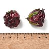 Brass Epoxy Resin Pendants FIND-D043-01G-03-3