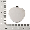 Non-Tarnish Teachers' Day 201 Stainless Steel Pendants STAS-L079-23P-05-3