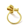 Brass with Cubic Zirconia Rings RJEW-B057-04G-03-3
