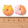 Cute Animal Bread Opaque Resin Decoden Cabochons RESI-S01-01-3