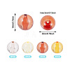 20Pcs 4 Colors Transparent Acrylic Beads MACR-TADJ0001-02B-4