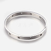 Tarnish Resistant 304 Stainless Steel Bangles BJEW-P192-13P-1