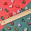 40Pcs Christmas Theme Transparent Glass Beads GLAA-FS0001-87A-4