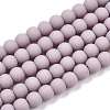 Opaque Glass Beads Strands GLAA-T032-P4mm-MD07-1