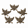 Tibetan Style Alloy Pendants TIBEP-3293-AB-LF-2