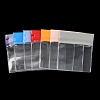 35Pcs 7 Colors Transparent EVA Packaging Resealable Bags ABAG-TA0002-29B-4