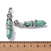 Synthetic Turquoise Pendants G-A241-01P-17-3