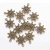 Tibetan Style Alloy Pendants TIBEP-A122979-AB-FF-1