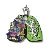 Perfect Printed Acrylic Pendants OACR-G018-01C-1