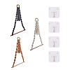 Crafans 3 Sets 3 Colors Toilet Wall Hanging Hand-Woven Rope Holder HJEW-CF0001-06-6