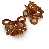 Cellulose Acetate(Resin) Claw Hair Clips PW-WGE635B-01-3