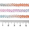 Transparent Painted Glass Beads Strands DGLA-A034-T3mm-A19-3