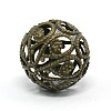 Mixed Iron Filigree Hollow Round Beads IFIN-X0008-AB-NF-3