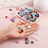 Mega Pet 110Pcs 11 Colors Resin European Beads RPDL-MP0001-01-14