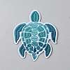 Polyester Computerized Embroidery Iron on/Sew on Patches PATC-WH0014-18I-1