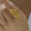 Fashionable European and American Style Wheat Lucky Ring for Women. UC5911-1